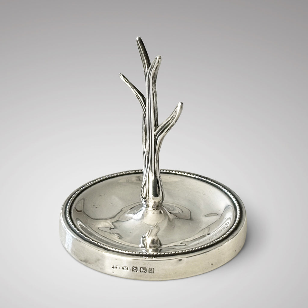 Edwardian Silver Ring Tree by Henry Matthews - Main View - 3