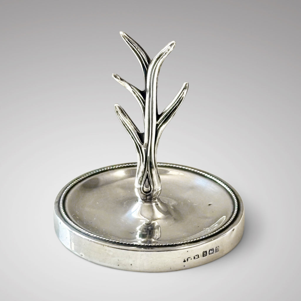 Edwardian Silver Ring Tree by Henry Matthews - Main View - 1