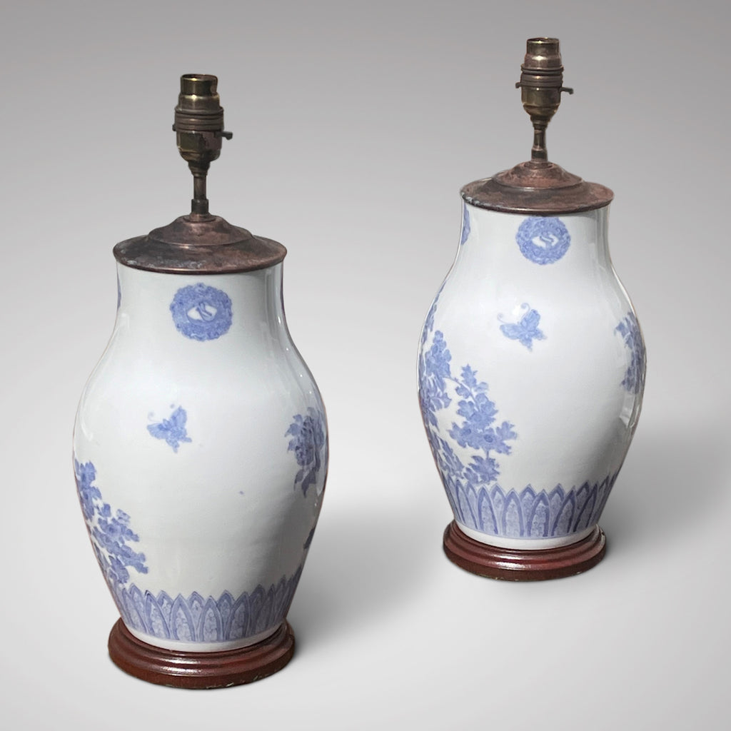 Superb Pair of Antique Japanese Lamps - Main View - 3