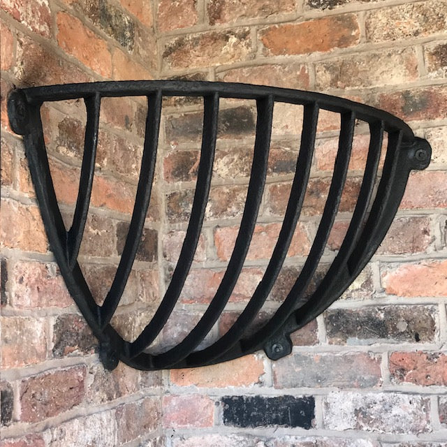 19th Century Iron Corner Hay Rack - Side View - 2
