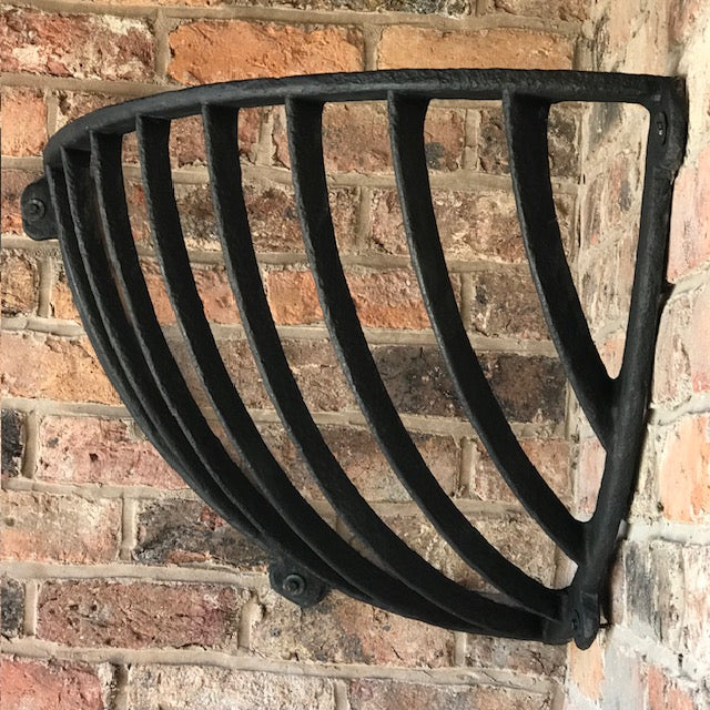 19th Century Iron Corner Hay Rack - Side View - 4