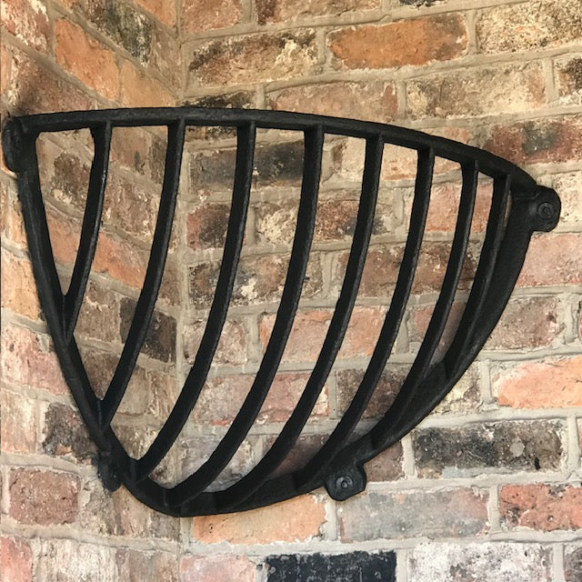 19th Century Iron Corner Hay Rack - Side View - 3