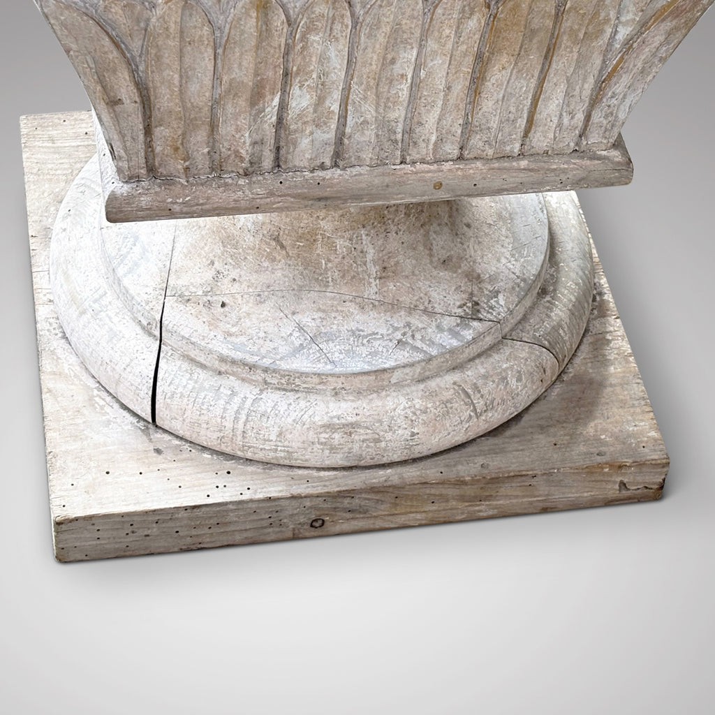 Regency Wooden Lime Washed Planter