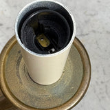 Pair of Vintage Brass Twin Arm Table Lamps - Detail View - 3