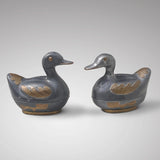Pair of Late Qing Chinese Pewter DSuck Boxes - Main View - 2