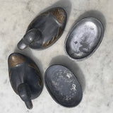 Pair of Late Qing Chinese Pewter Duck Boxes - Detail View - 3