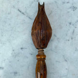 Antique Fruitwood Squirrel Nutcracker - Back View - 4