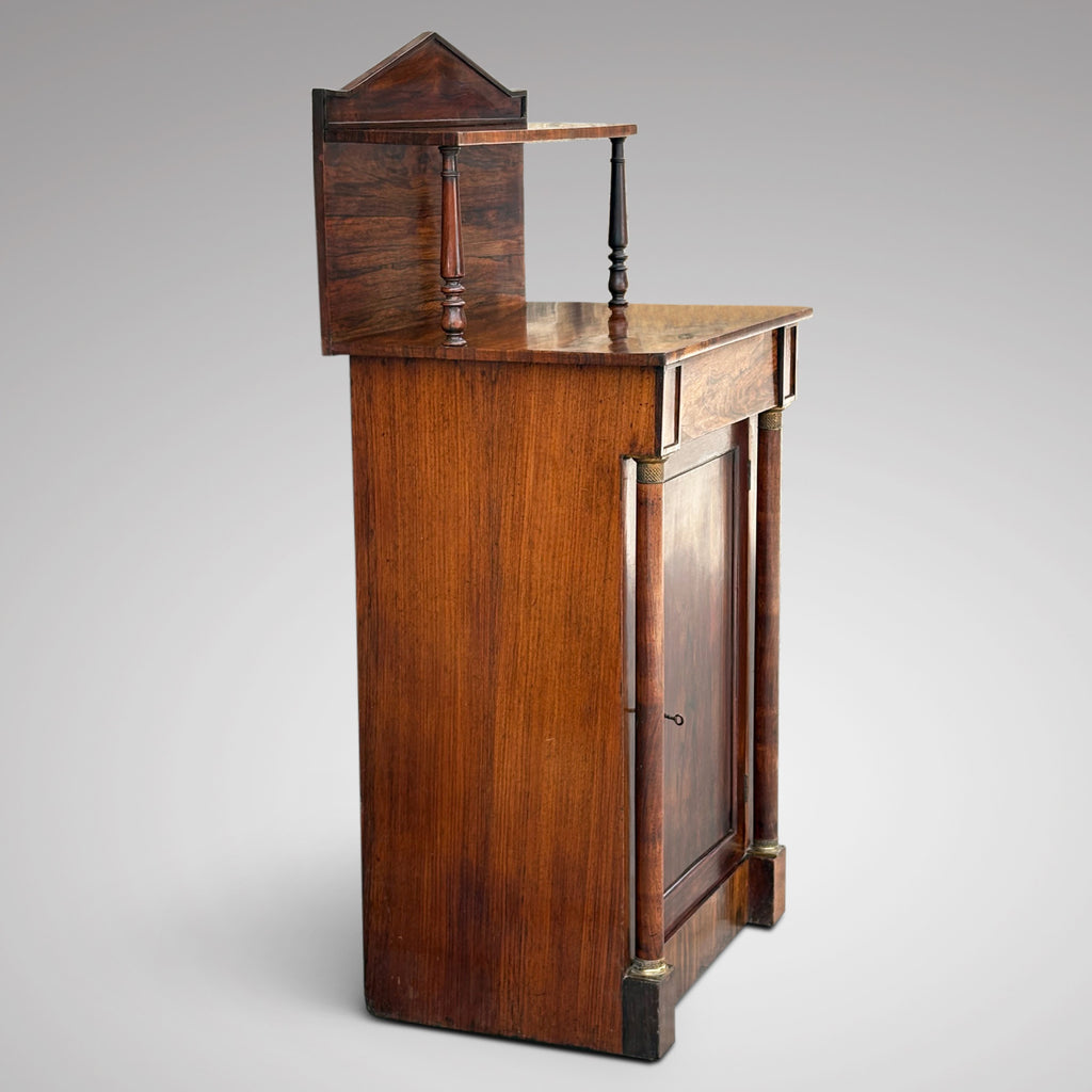 Regency Rosewood Side Cainet - Side View - 5