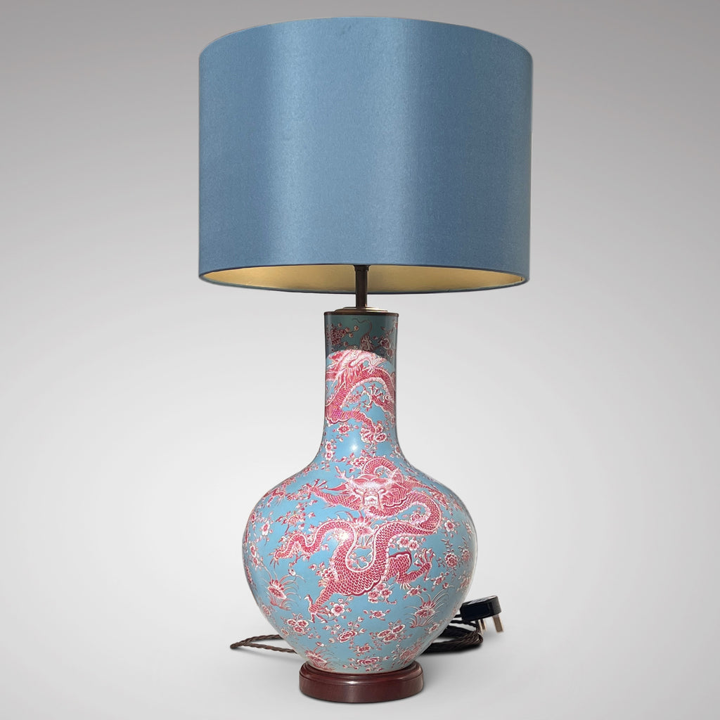 Large Chinese Dragon Table Lamp - Main View - 3