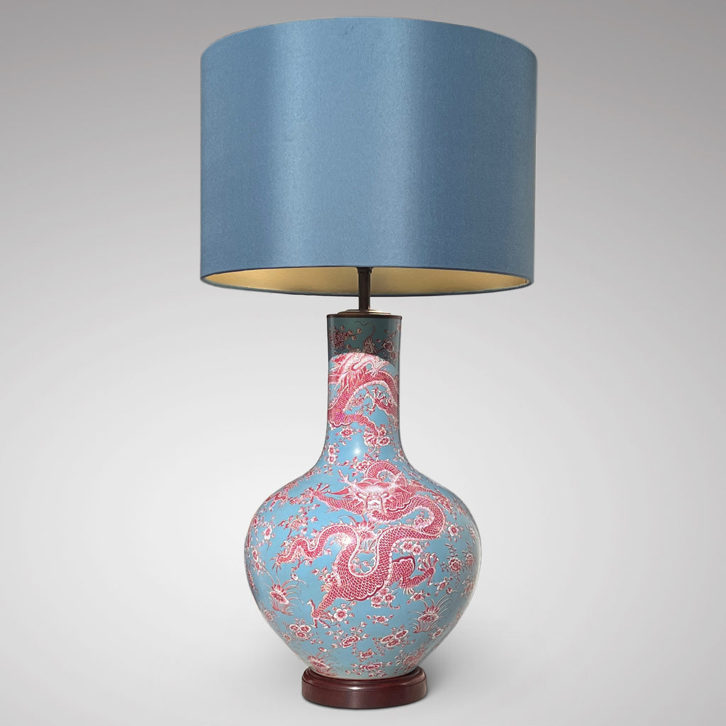 Large Chinese Dragon Table Lamp - Main View - 1