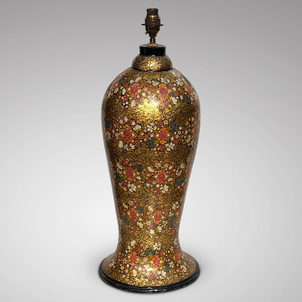 Enormous Antique Kashmiri Table Lamp - Main View - 1