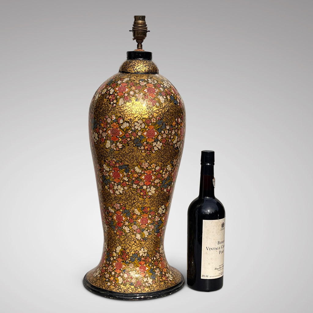 Enormous Antique Kashmiri Table Lamp - Main View - 2