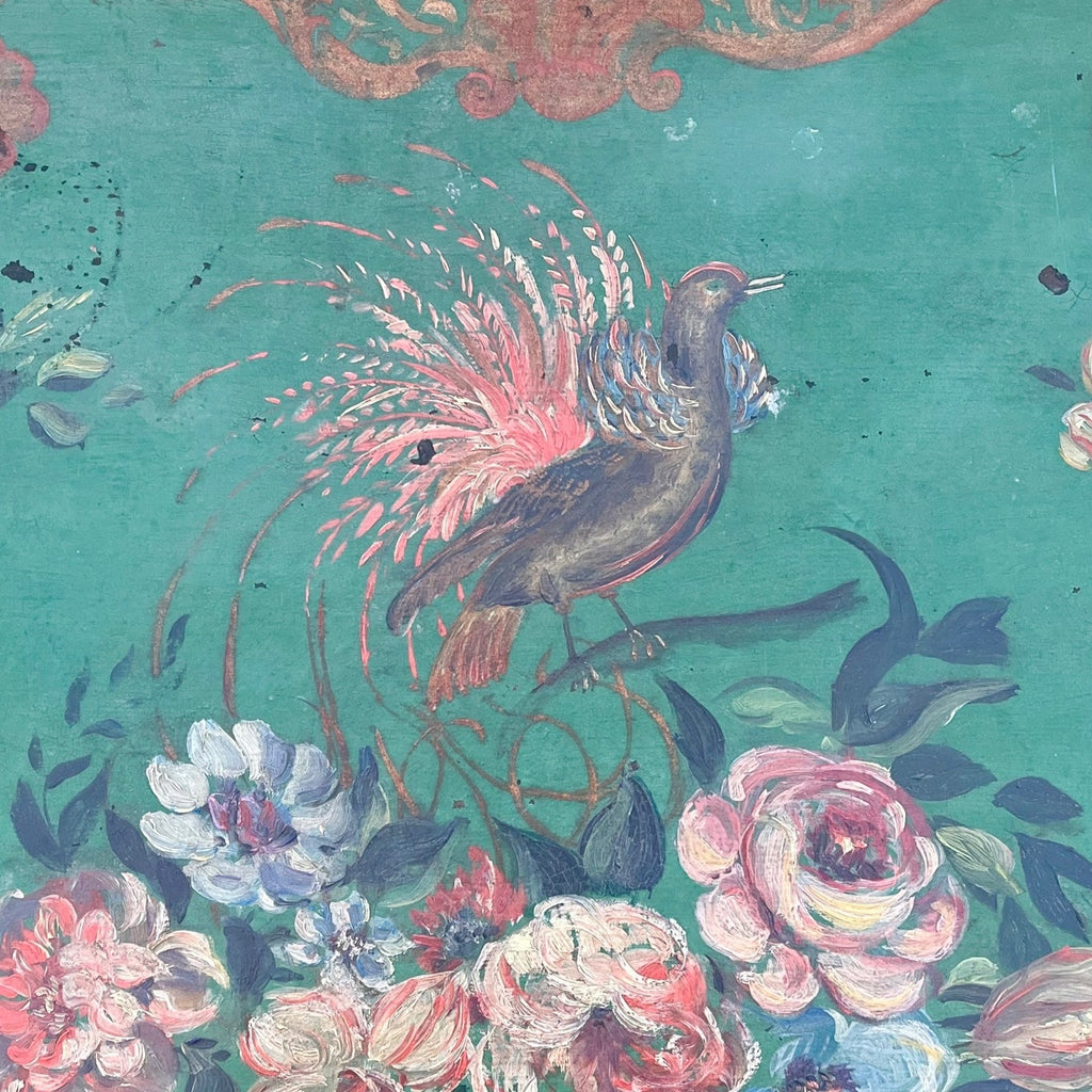Stunning 19th Century Toleware Tray - Detail View - 2