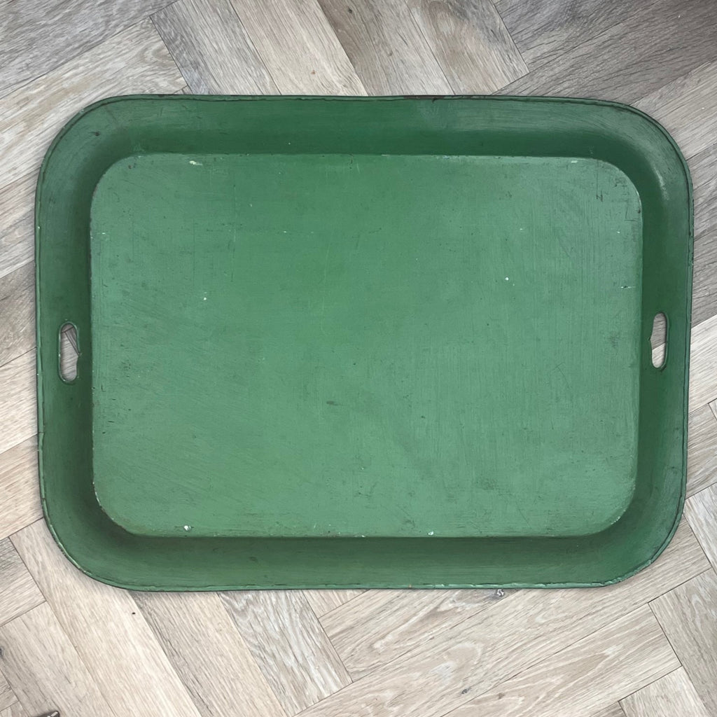 Stunning 19th Century Toleware Tray - Back View -3