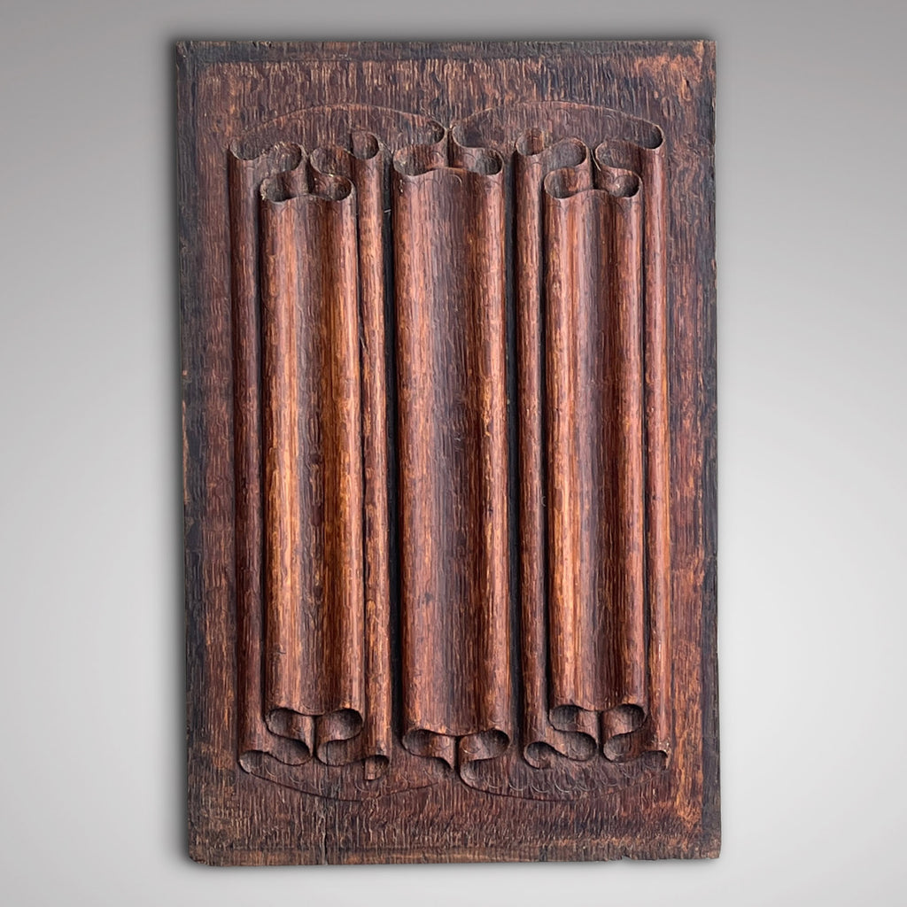 16th Century Oak Linenfold Panel - Main View - 1