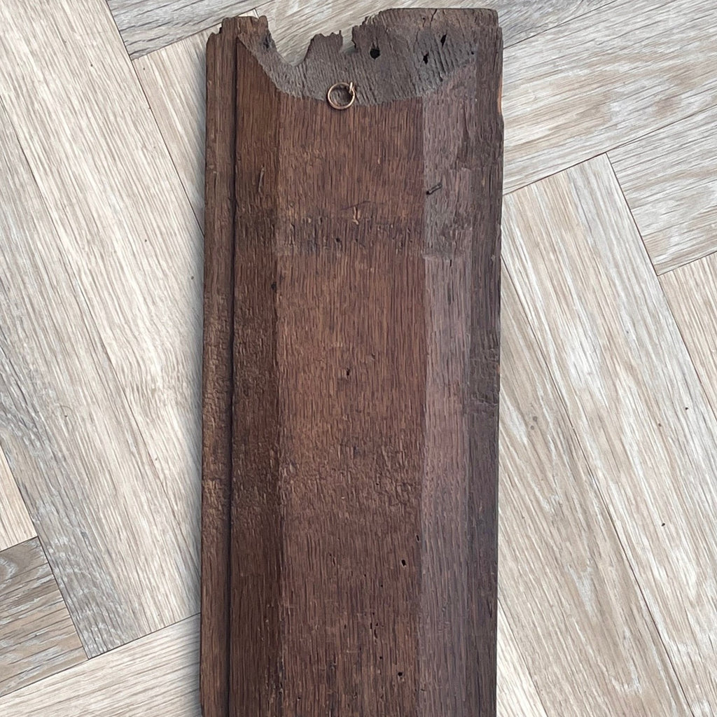 16th Century Carved Oak Panel - Back View - 5