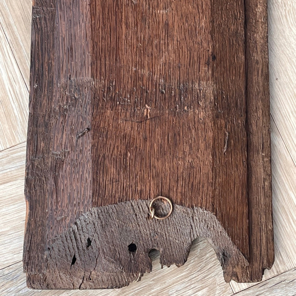 16th Century Carved Oak Panel - Back Detail View - 7