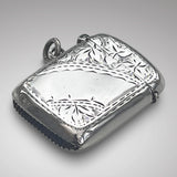 Antique Silver Vesta Case by Robert Pringle - Main View - 1