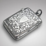 Edwardian Silver Vesta Case - Main View - 1