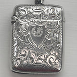 Edwardian Silver Vesta Case - Main View - 2