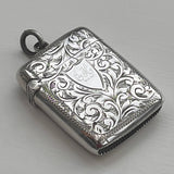 Edwardian Silver Vesta Case - Main View - 3