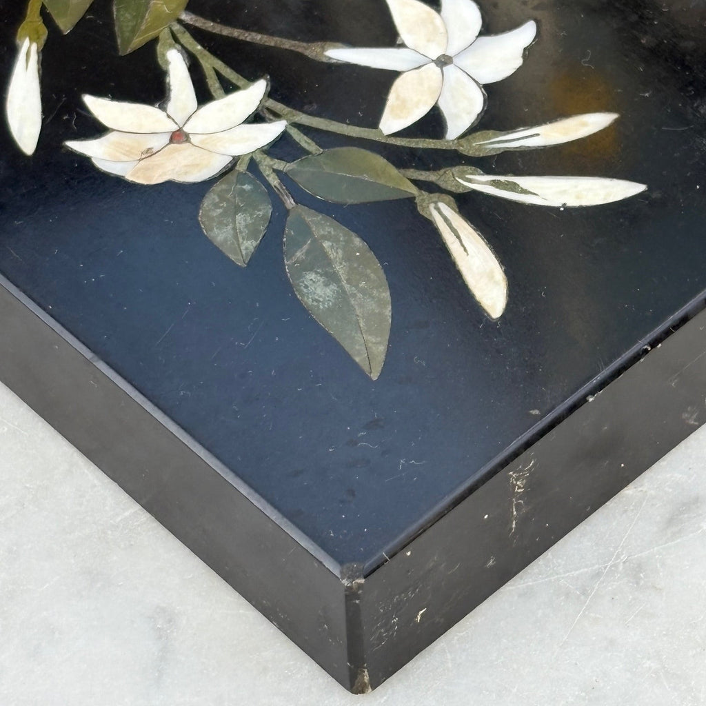 Victorian Asford Marble Pietra Dura Desk Weight - Detail View - 3