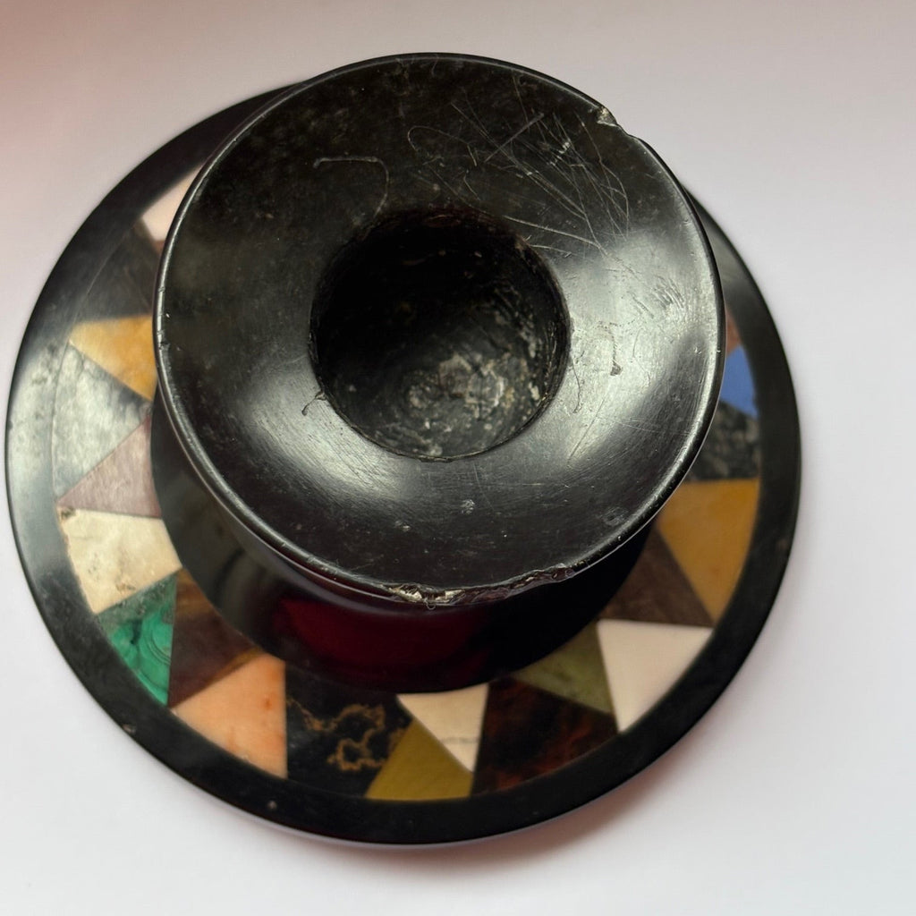 A Pair of Ashford Marble Cadlesticks - Detail View - 7