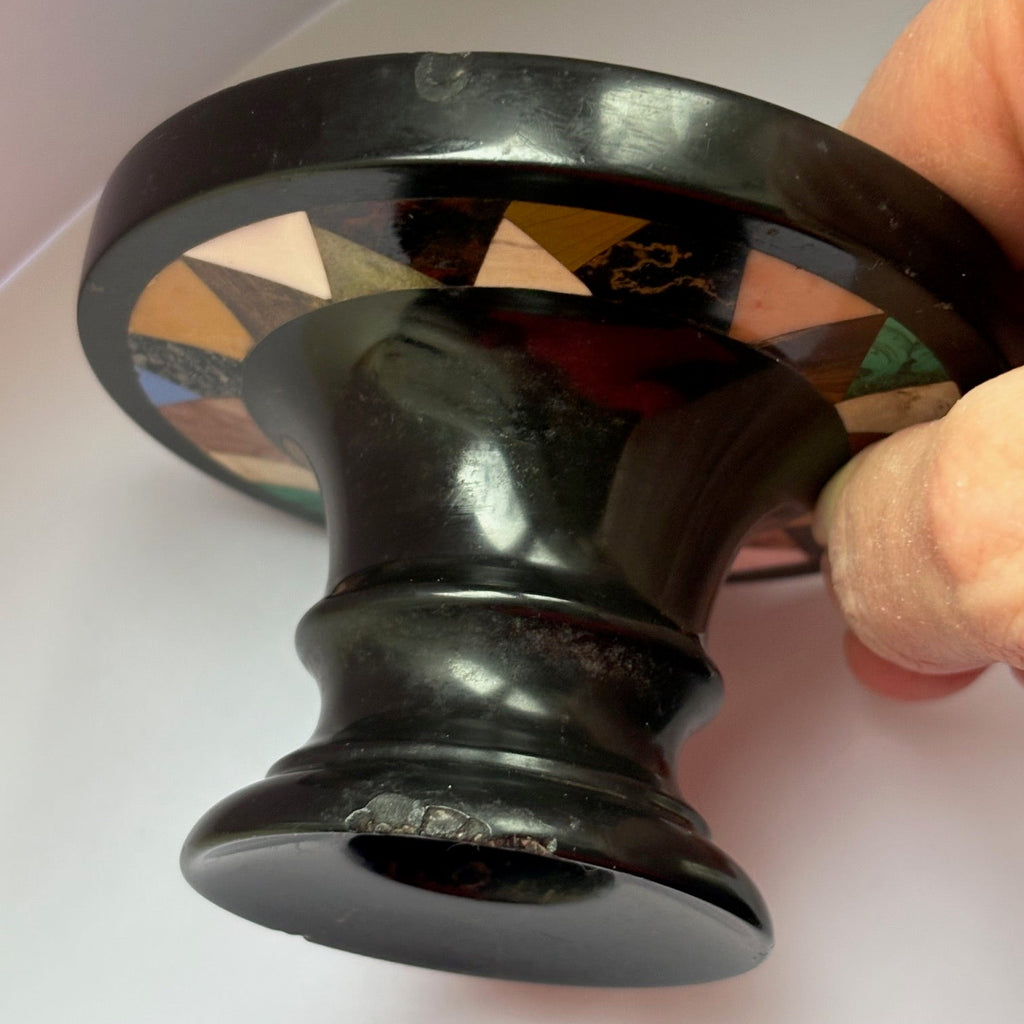 A Pair of Ashford Marble Candlesticks - Detail View - 6