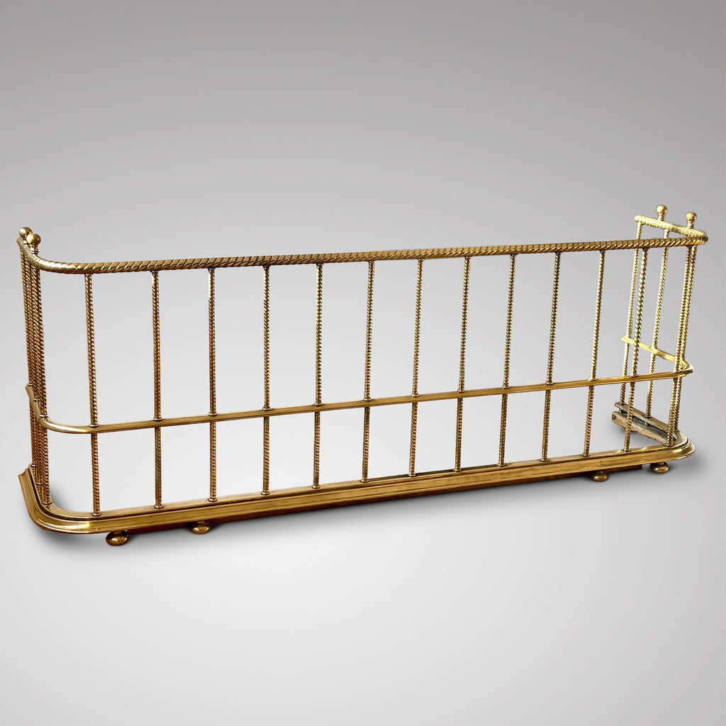 1th Century Brass Fire Guard - Main View - 2