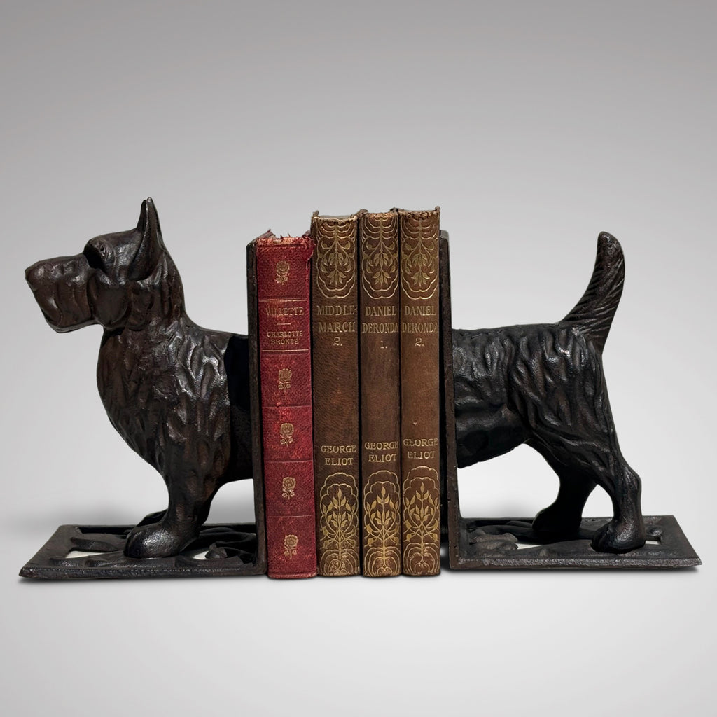 A Paid of Vintage Cast Iron Dog Bookends - Main View - 1