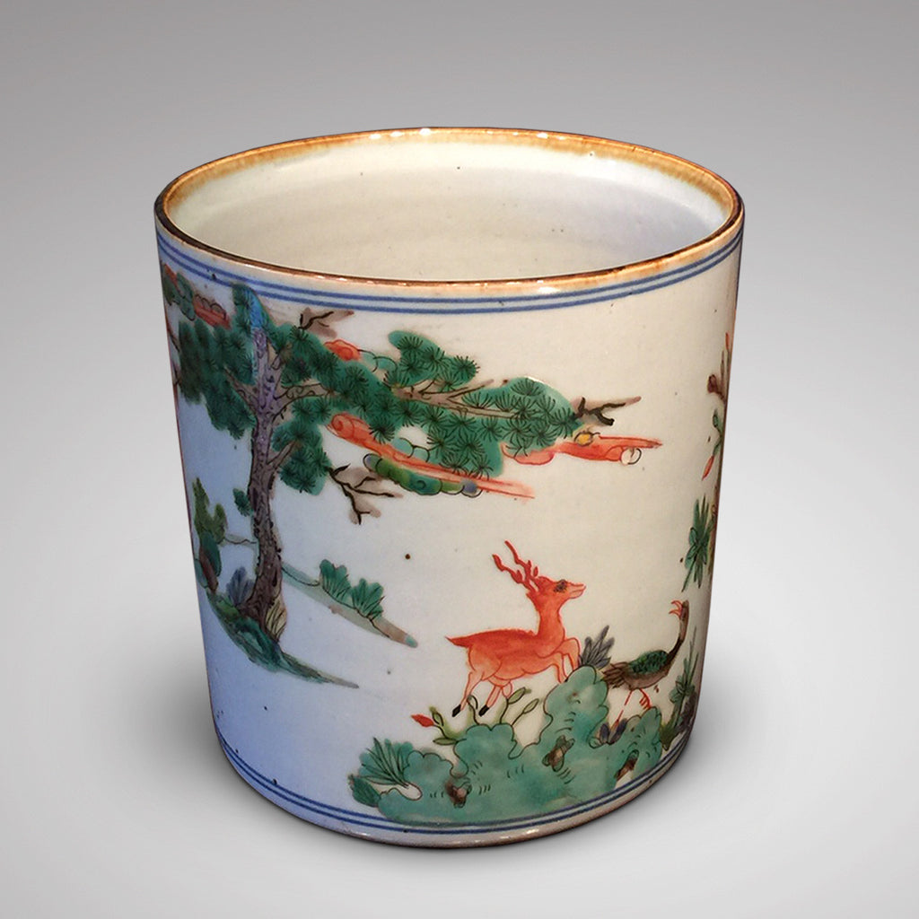 19th Century Chinese Brush Pot - Hobson May Collection - 3