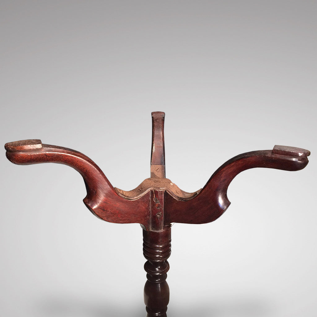 19th Century Octagonal Wine Table -View of base