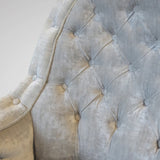 19th Century Buttoned  Armchair -Detail View of seat -4