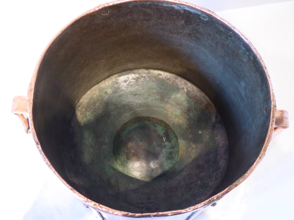 Arts and Crafts Copper Planter - Inside View - 4