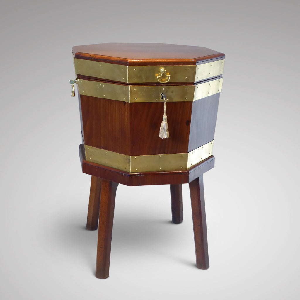 George III Mahogany Cellarette - Front View -1