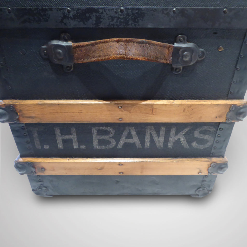 Victorian Steamer Trunk - Side View