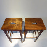 Early 20th Century Elm Stools - Hobson May Collection - 4