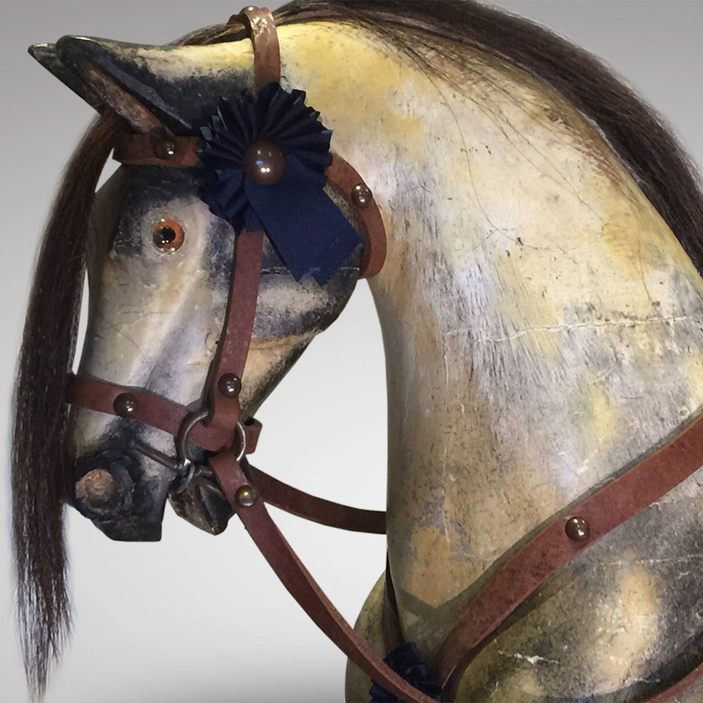 Early 20th Century Turnbull Rocking Horse - Side Detail View One