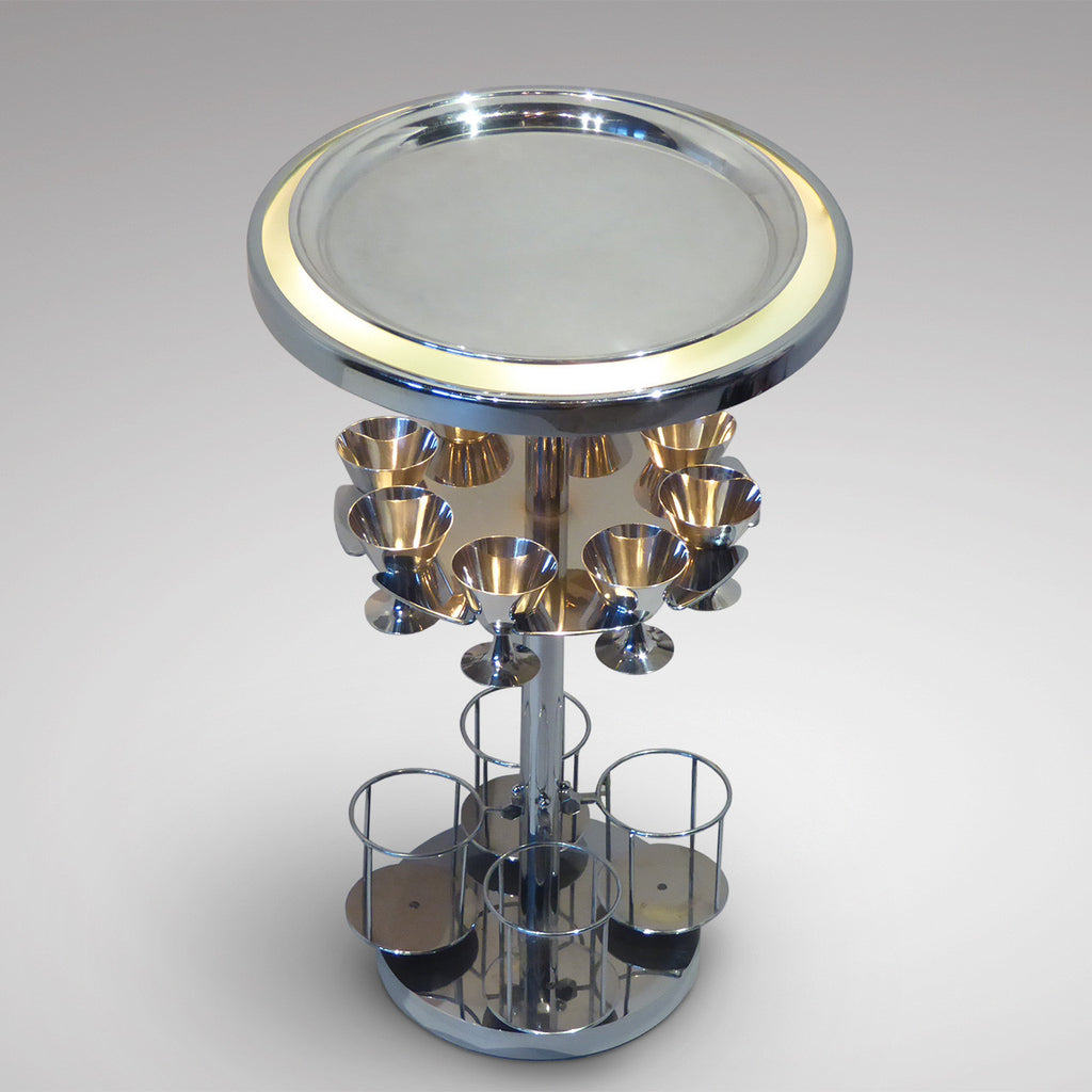 French Art Deco Cocktail Table - Front View -3