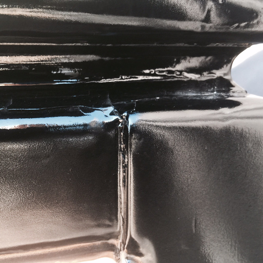 Oriental Lacquered Coffee Table - Top of leg - 8