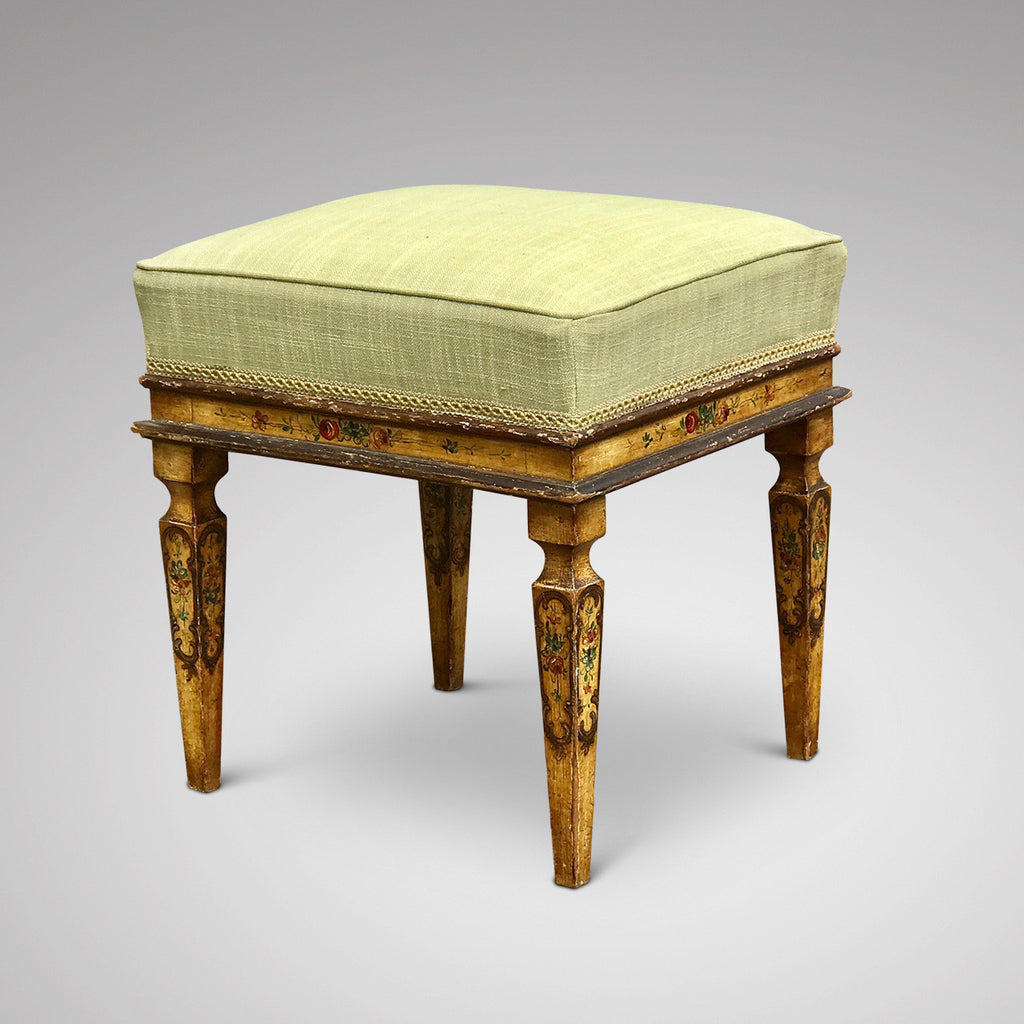 19th Century Stool in Original Paint - Main View - 1