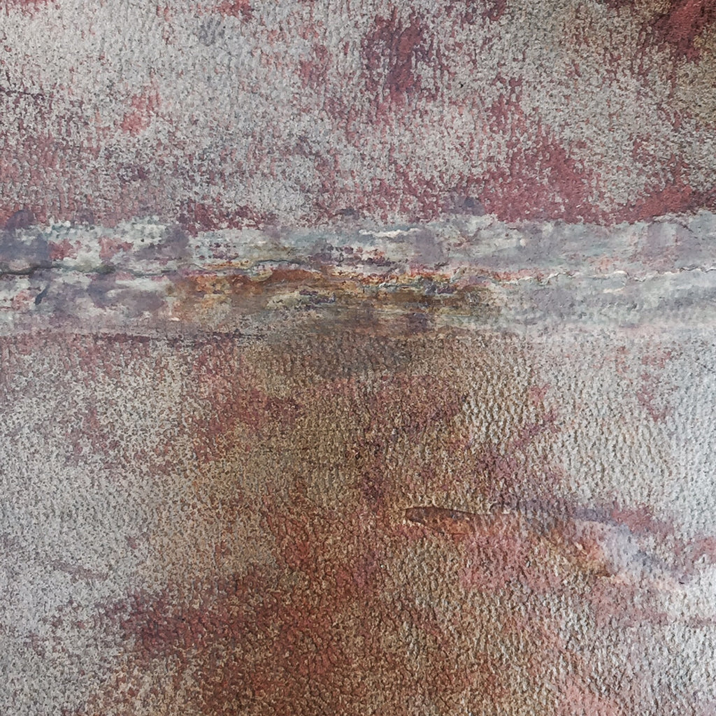 George III Satinwood Library Table - Detail of leather top - 11