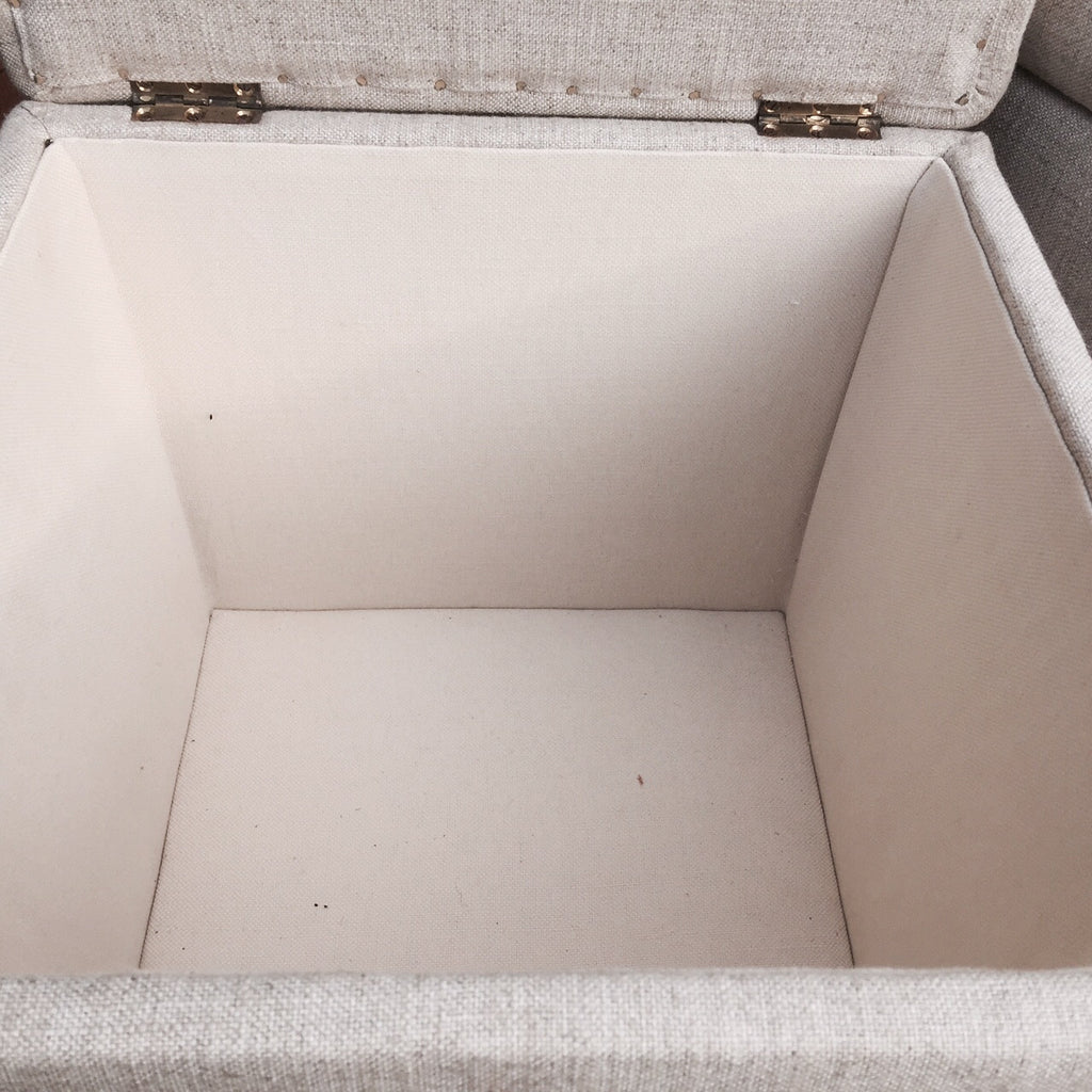 Pair of Victorian Upholstered Mahogany Stools- Inside View- 5