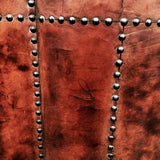 Antique Leather Covered Umbrella Stand -Detail View - 5