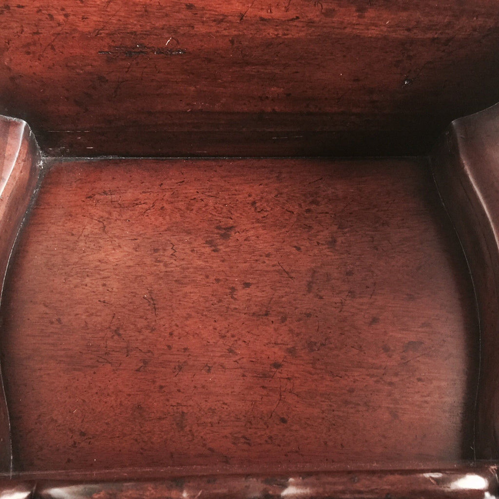 Edwardian Mahogany Jardiniere/Coaster - Inside view - 4