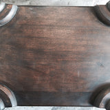 Edwardian Mahogany Jardiniere/Coaster- Underside view-5