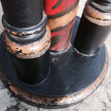 Decorative Victorian Painted Pedestal - Detail of Base - 4