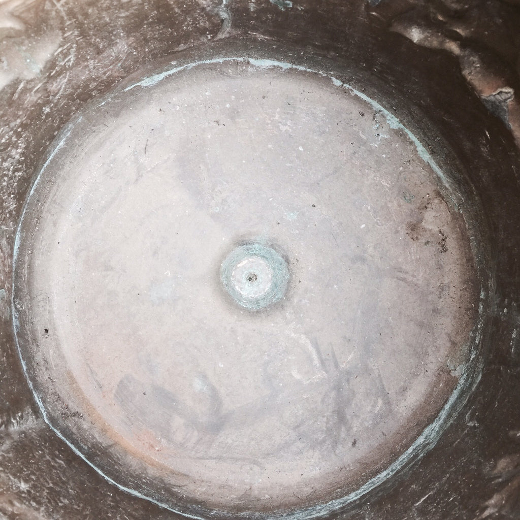 Early 20th Century Trench Art Jardiniere - Inside View - 4