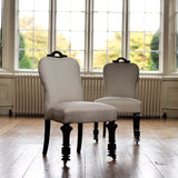 Pair of 19th Century Ebonised Side Chairs - Front View - 1