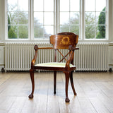 19th Century Mahogany Elbow Chair